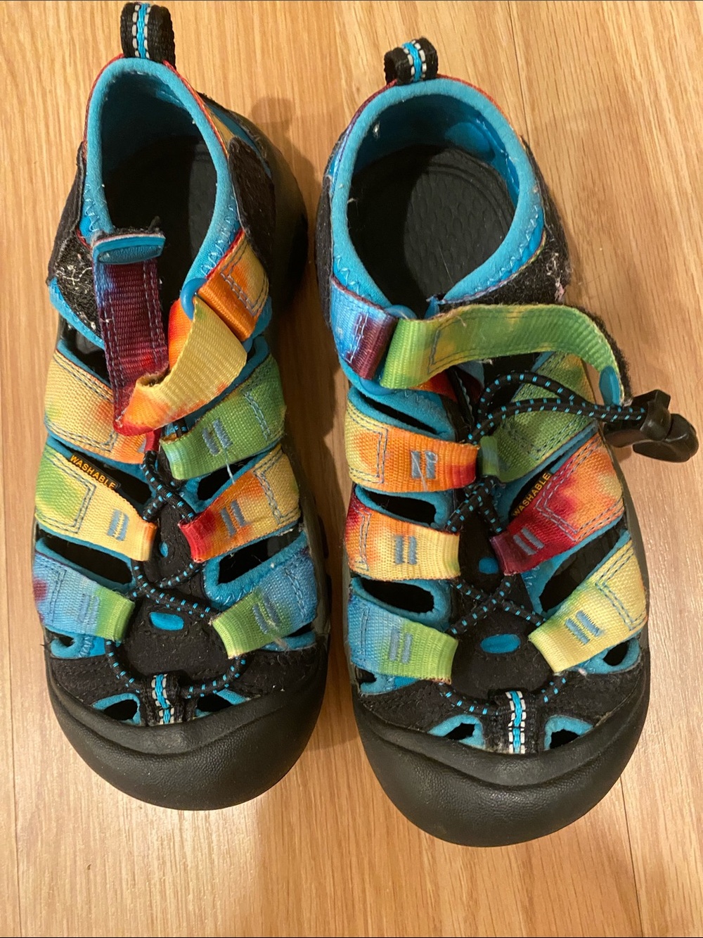 Preowned  KEEN Colorful Kids Sandals 1 excellent like new